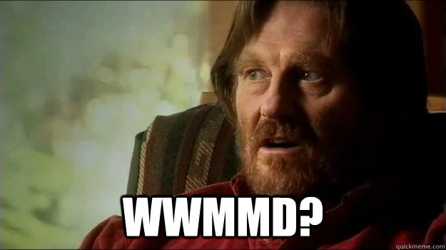  WWMMD?  Maregasm Man