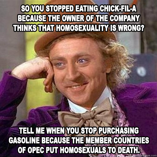   -    Chick-fil-A Boycott