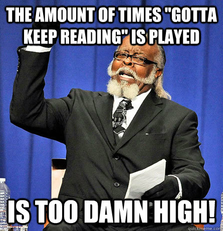 The amount of times 