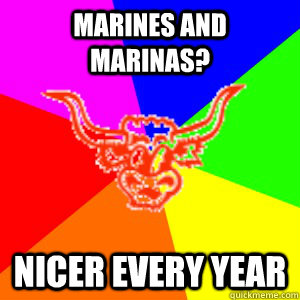 Marines and marinas? Nicer every year  Camp Longhorn