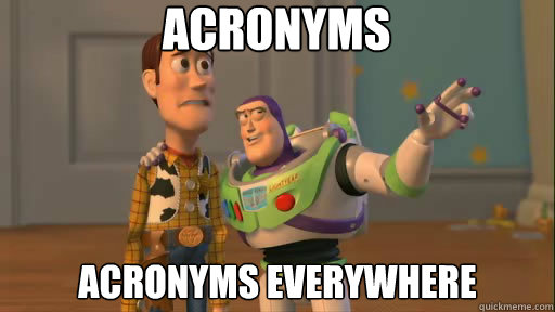 Acronyms Acronyms everywhere  Everywhere