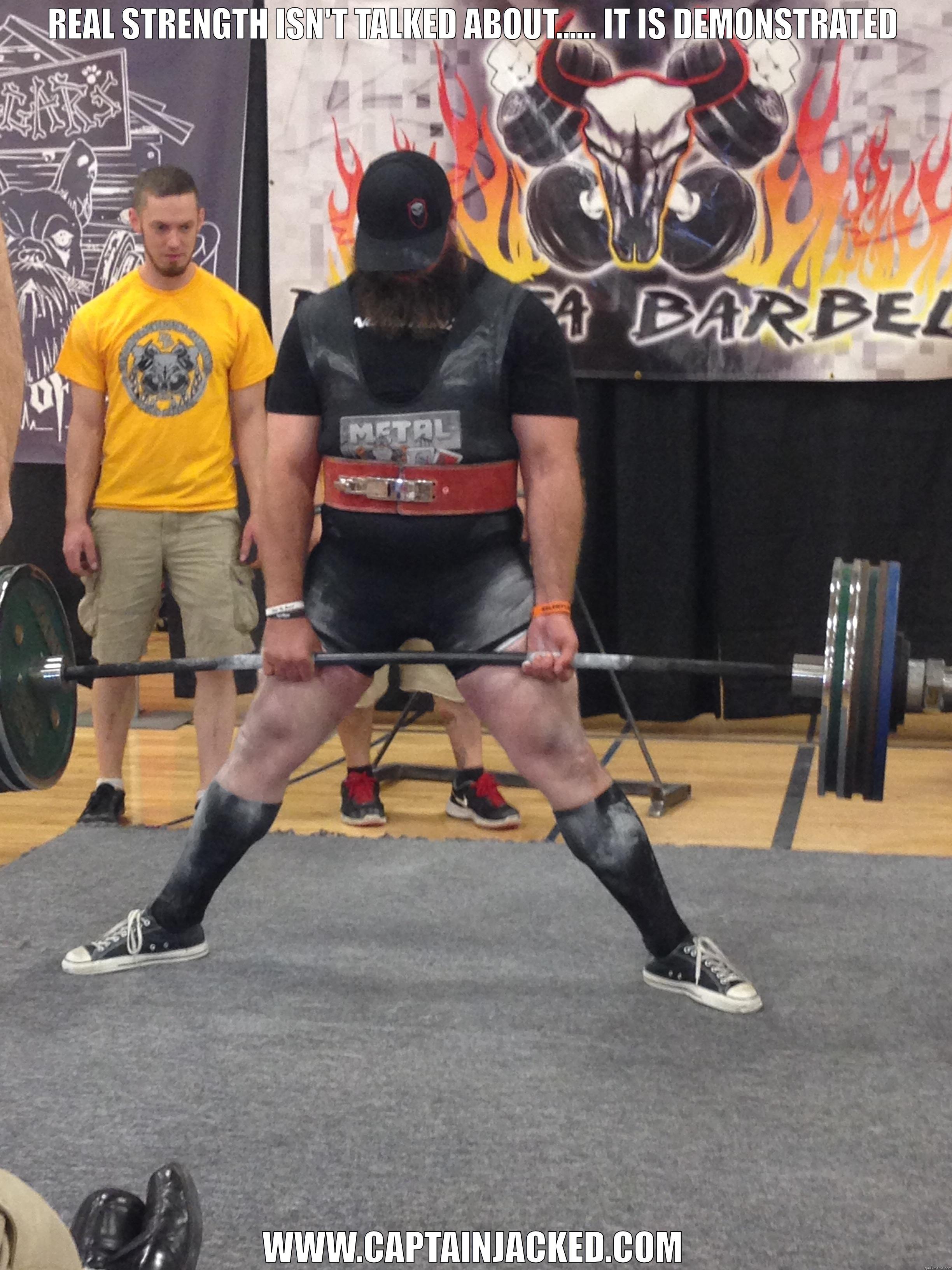 The Platform Holds No Secrets - REAL STRENGTH ISN'T TALKED ABOUT...... IT IS DEMONSTRATED WWW.CAPTAINJACKED.COM Misc