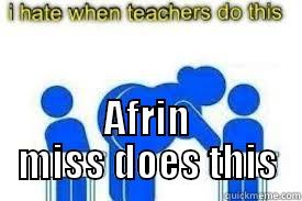  AFRIN MISS DOES THIS Misc