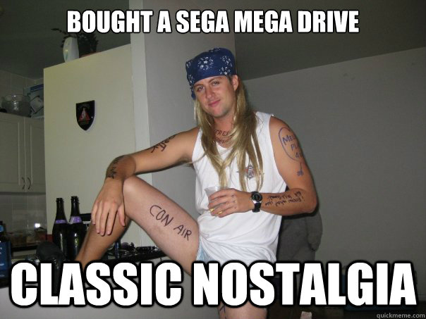 BOUGHT A SEGA MEGA DRIVE CLASSIC NOSTALGIA - BOUGHT A SEGA MEGA DRIVE CLASSIC NOSTALGIA  Impressed 90s Guy