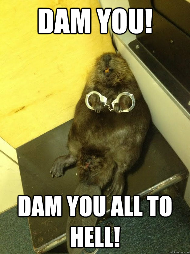 Dam you! Dam you all to Hell!  