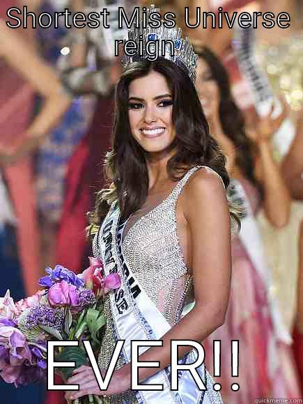 SHORTEST MISS UNIVERSE REIGN  EVER!! Misc
