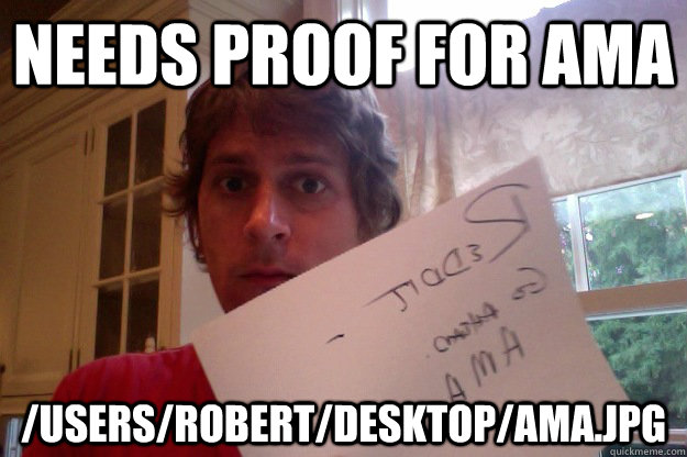 Needs proof for ama /Users/robert/Desktop/AMA.jpg  