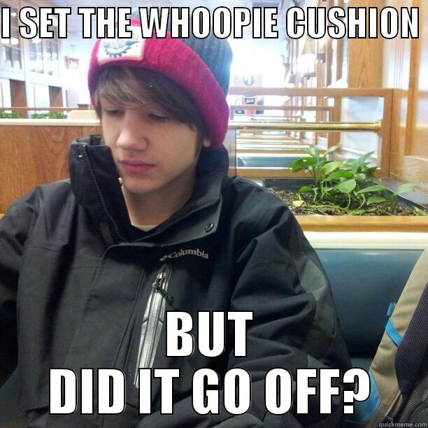 Contemplating Antony - I SET THE WHOOPIE CUSHION  BUT DID IT GO OFF? Misc