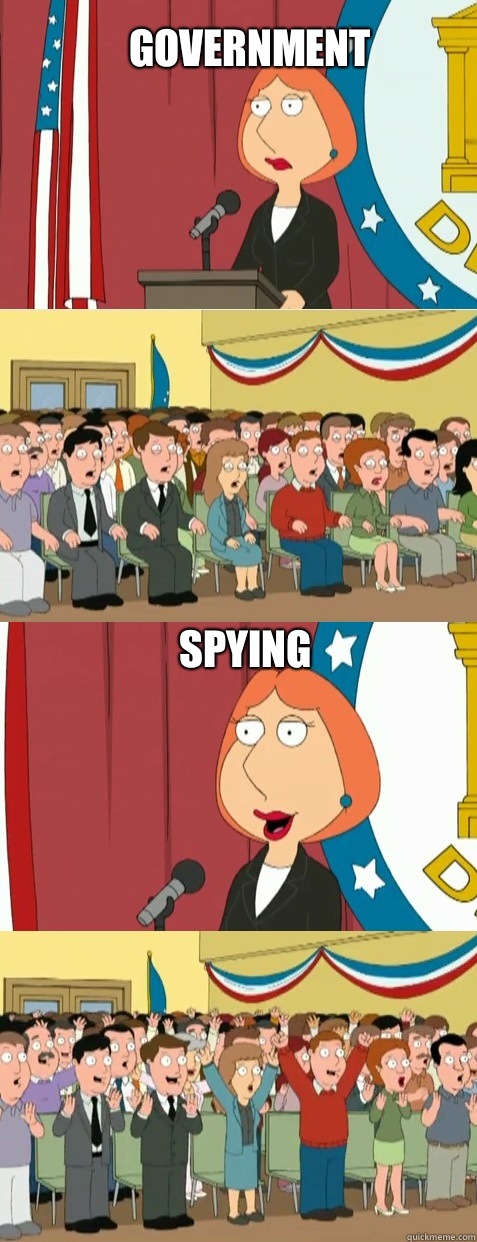 Government  Spying  - Government  Spying   Appealing to the Crowd
