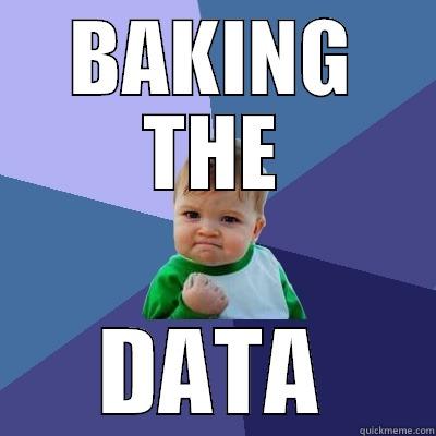 BAKING THE DATA Success Kid