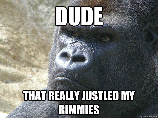 dude that really justled my rimmies  