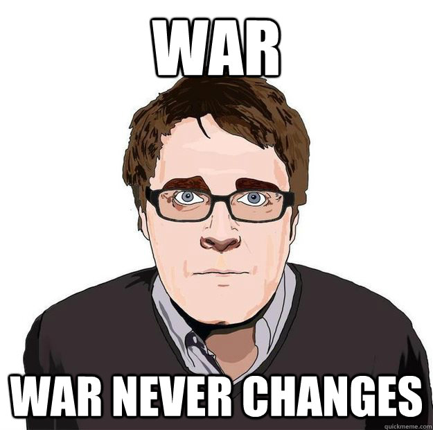 WAR WAR NEVER CHANGES - WAR WAR NEVER CHANGES  Always Online Adam Orth
