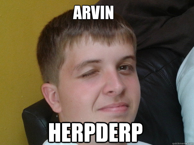arvin herpderp   Random Wink Face