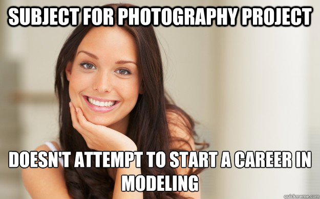 subject for photography project doesn't attempt to start a career in modeling - subject for photography project doesn't attempt to start a career in modeling  Good Girl Gina