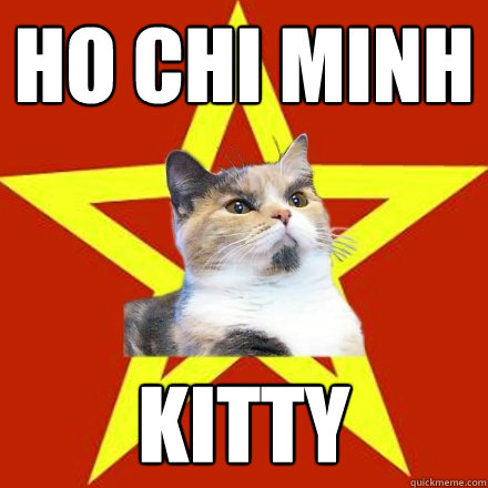 ho chi minh kitty  Lenin Cat