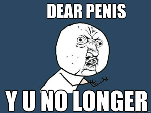 Dear Penis y u no longer  Y U No