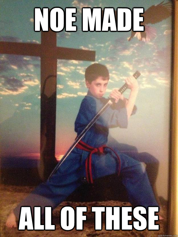 noe made  all of these  - noe made  all of these   American Christ Samurai