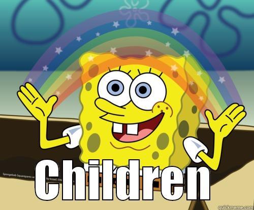  CHILDREN Spongebob rainbow