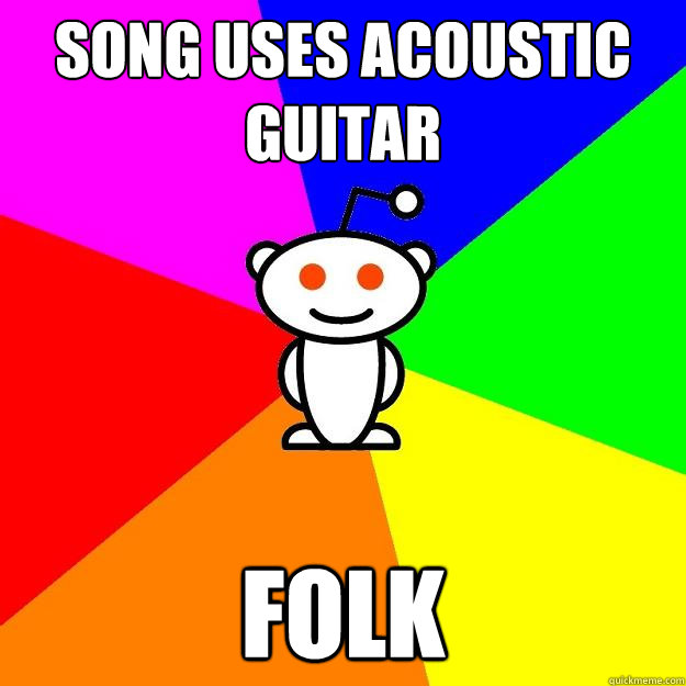Song uses acoustic guitar FOLK - Song uses acoustic guitar FOLK  Reddit Alien