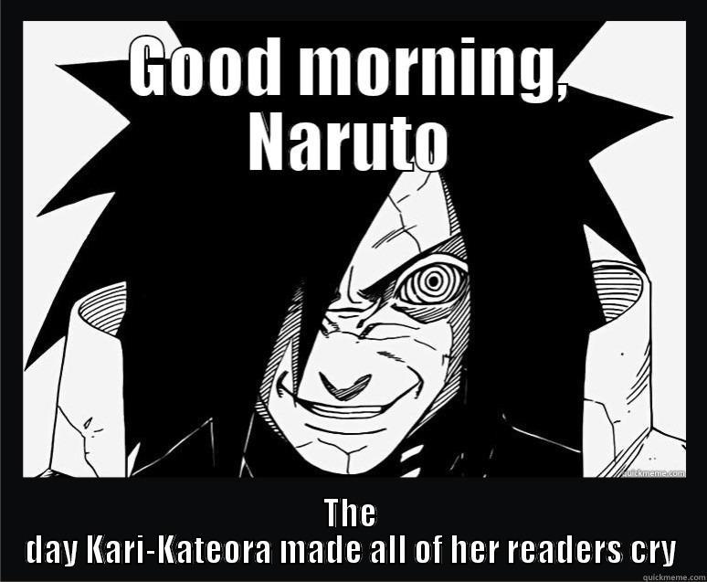 Rape Face Madara -  THE DAY KARI-KATEORA MADE ALL OF HER READERS CRY Misc