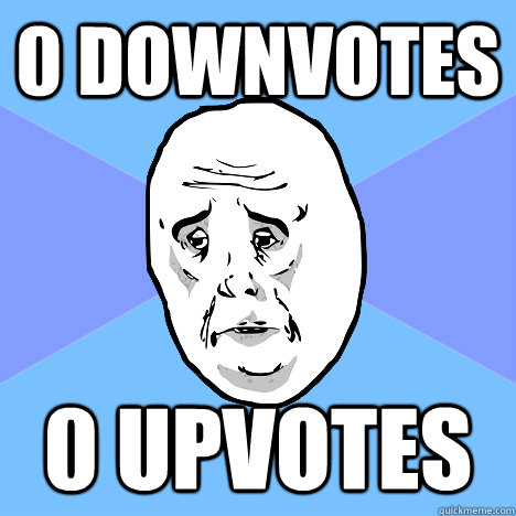 0 downvotes 0 upvotes  Okay Guy