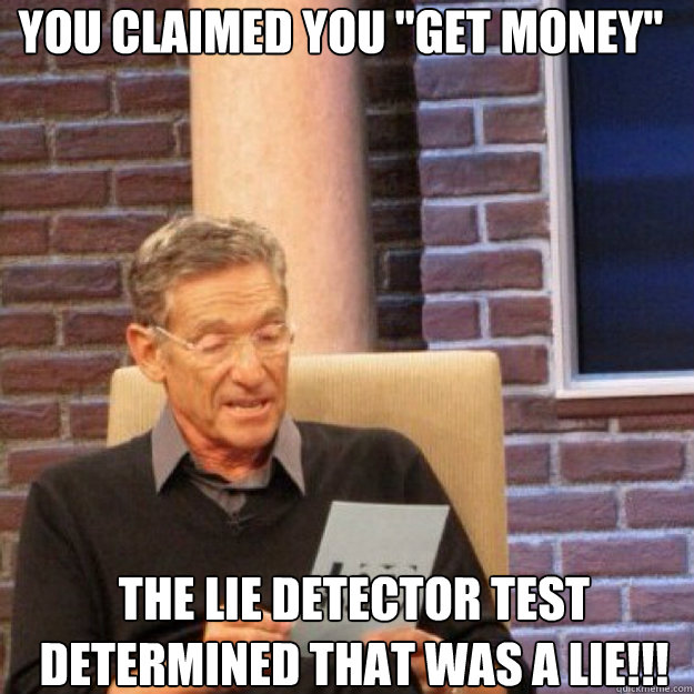 You claimed you 