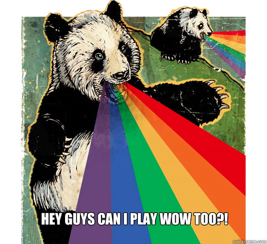 Hey guys can i play WoW Too?!  