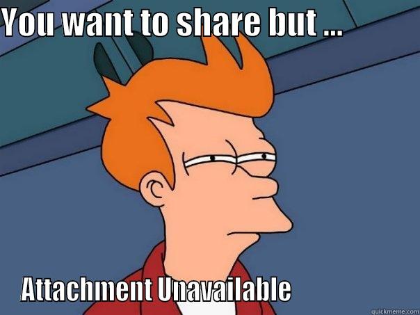 YOU WANT TO SHARE BUT ...             ATTACHMENT UNAVAILABLE                      Futurama Fry
