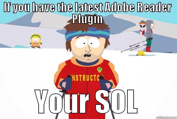 IF YOU HAVE THE LATEST ADOBE READER PLUGIN YOUR SOL Super Cool Ski Instructor