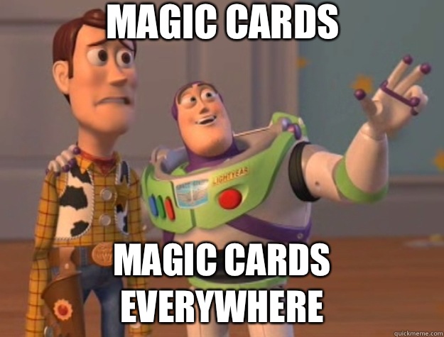 Magic cards Magic cards everywhere  Toy Story