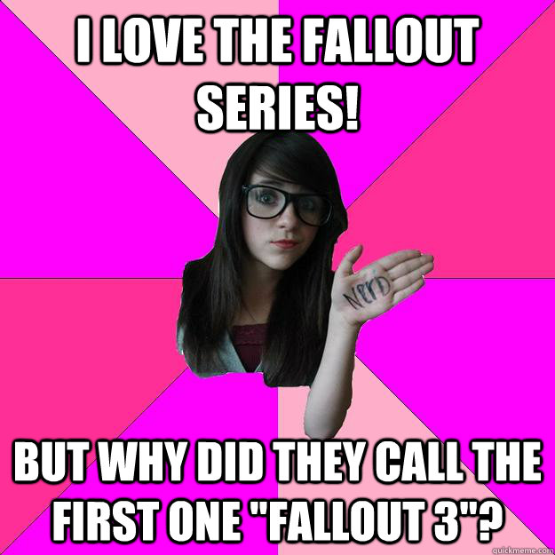 I love the Fallout Series! But why did they call the first one 