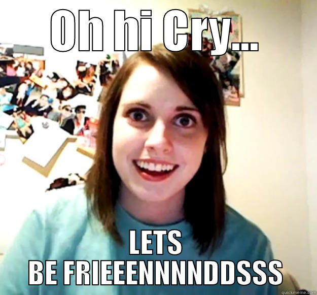 OH HI CRY... LETS BE FRIEEENNNNDDSSS Overly Attached Girlfriend