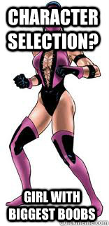 Character selection? Girl with biggest boobs - Character selection? Girl with biggest boobs  Mortal Kombat noob