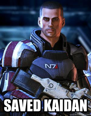  Saved Kaidan  Commander Shepard