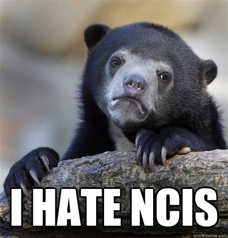  I HATE NCIS  Confession Bear
