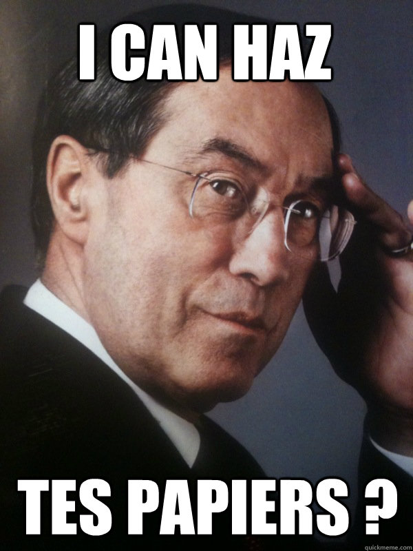 I CAN HAZ Tes papiers ?  FNUMP