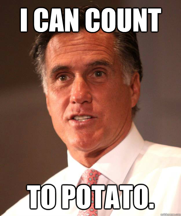 I can count to potato. - I can count to potato.  Misc