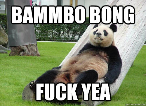 bammbo bong fuck yea  