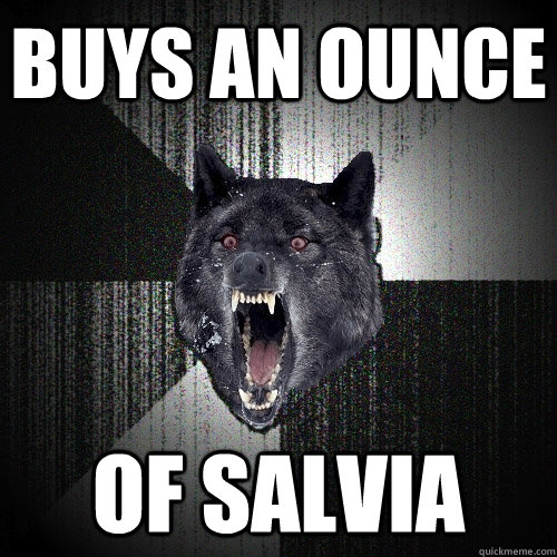 Buys an Ounce Of Salvia  - Buys an Ounce Of Salvia   Insanity Wolf