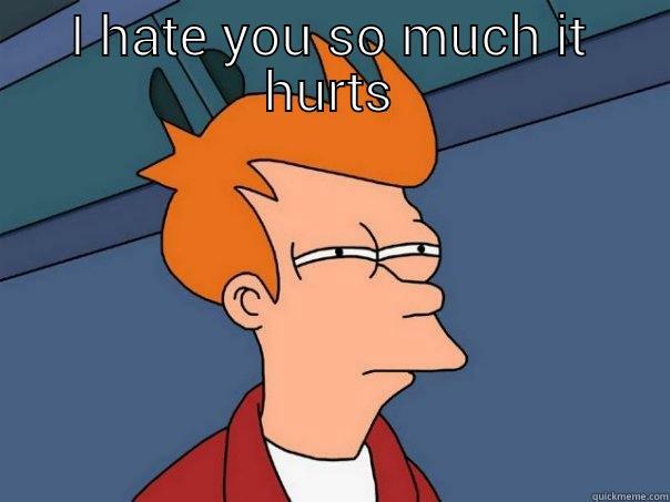 I HATE YOU SO MUCH IT HURTS  Futurama Fry