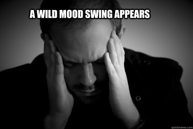 A wild mood swing appears - A wild mood swing appears  Depression Guy