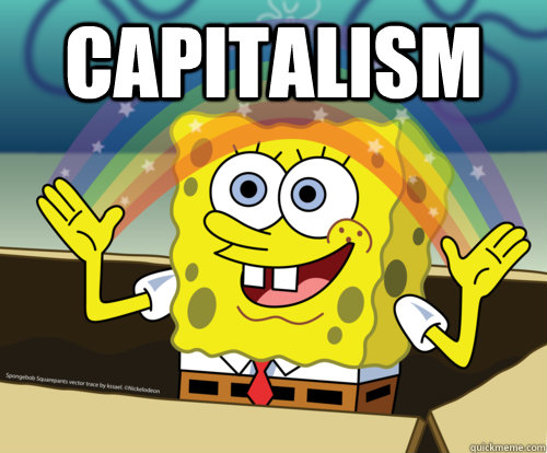 capitalism  - capitalism   Spongebob rainbow