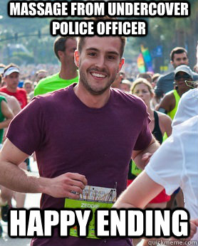 Massage from undercover police officer happy ending  Ridiculously photogenic guy