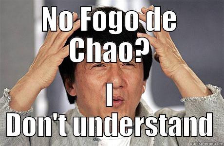 NO FOGO DE CHAO? I DON'T UNDERSTAND EPIC JACKIE CHAN