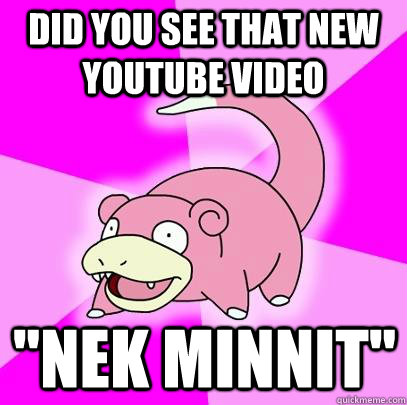did you see that new youtube video 