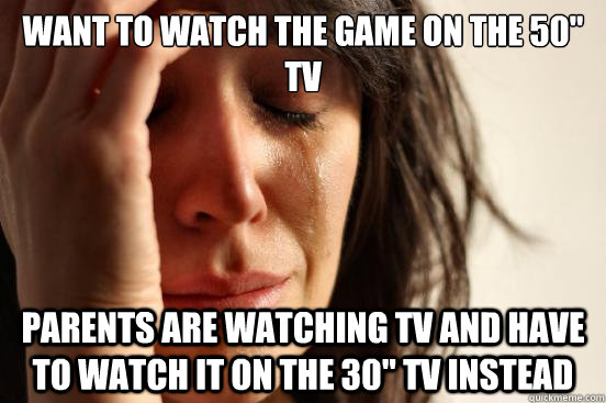 want to watch the game on the 50