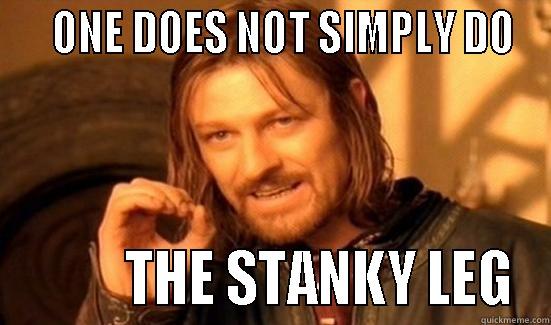    ONE DOES NOT SIMPLY DO          THE STANKY LEG Boromir
