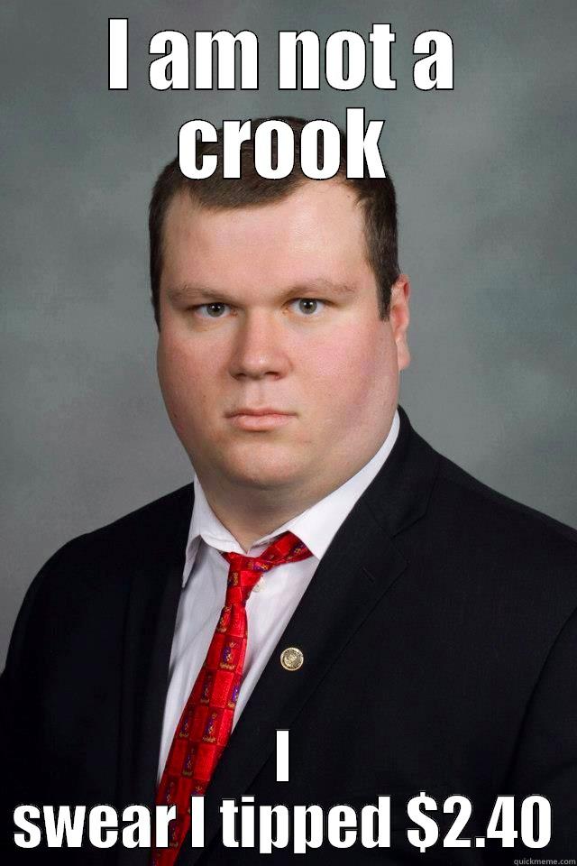 I AM NOT A CROOK I SWEAR I TIPPED $2.40 Misc