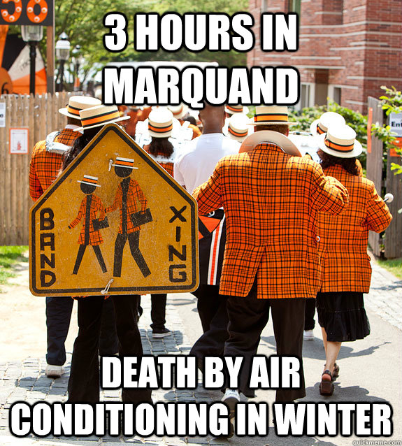 3 Hours in Marquand Death by Air Conditioning in Winter  Princeton Problems