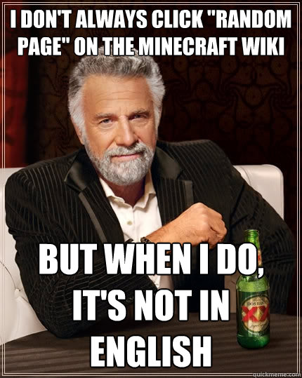I don't always click 